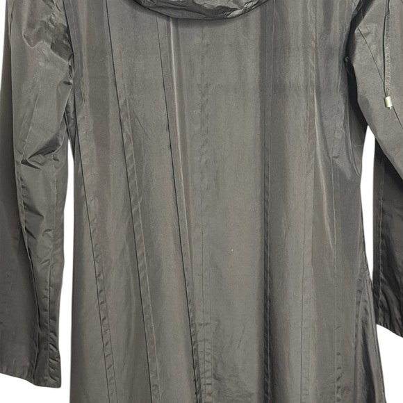 The Matrix Nylon Zip Front Midi Jacket Coat size Medium by Regent Park Goth - Picture 3 of 5